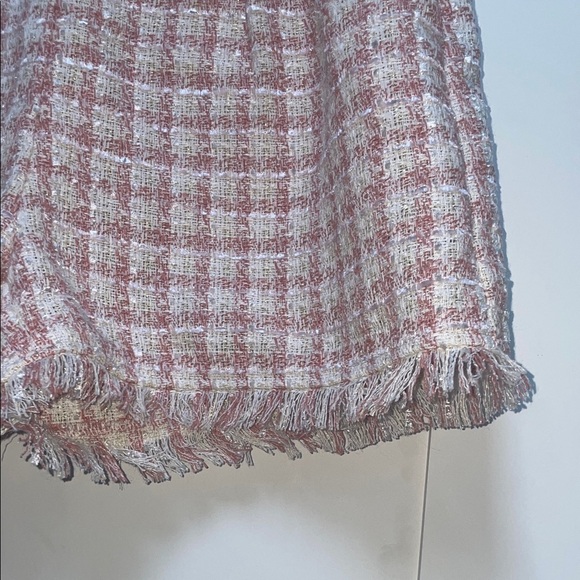 VENUS Pink Checkered High Waist Shorts - Picture 4 of 12